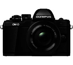 OLYMPUS  E-M10 Mark II Compact System Camera with 14-42 mm f/3.5-5.6 EZ Zoom Lens